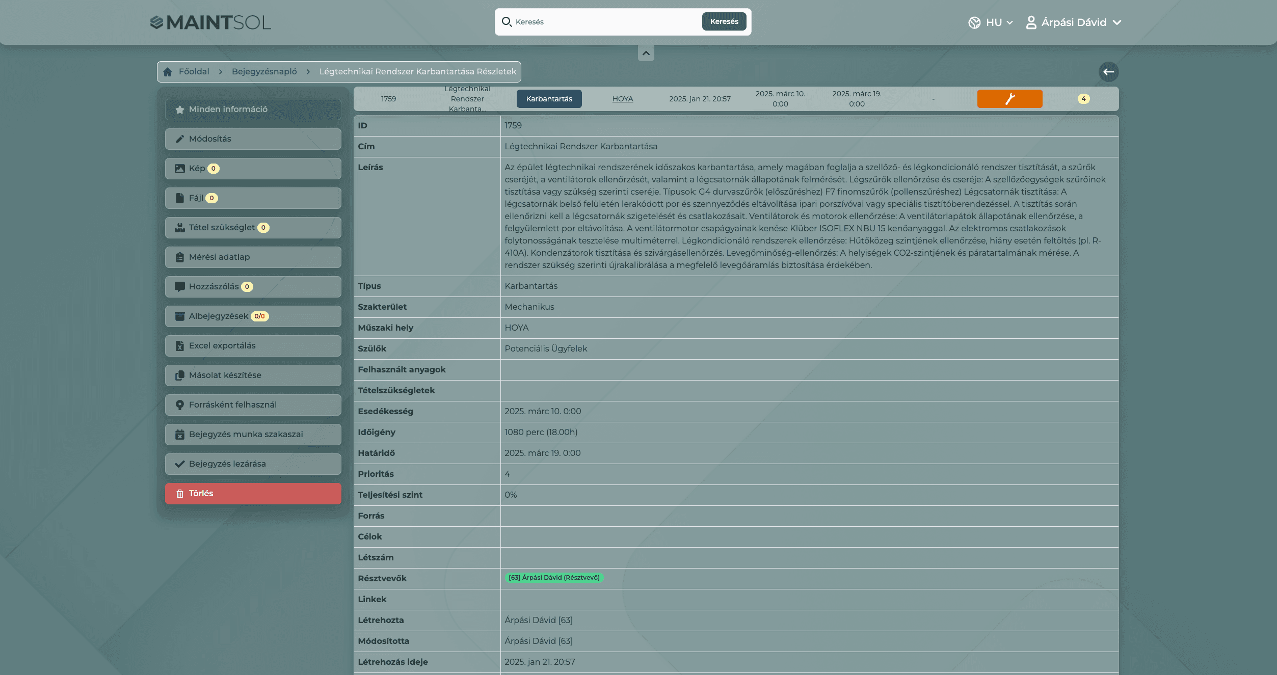 TAMMS Logbuch Folders